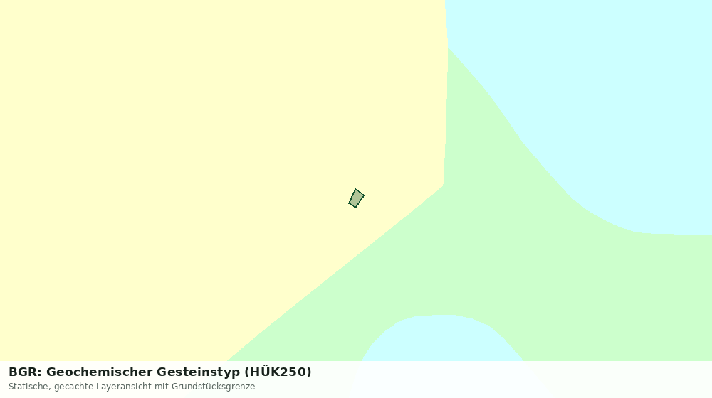 Statische Kartenansicht: BGR: Geochemischer Gesteinstyp (HÜK250)