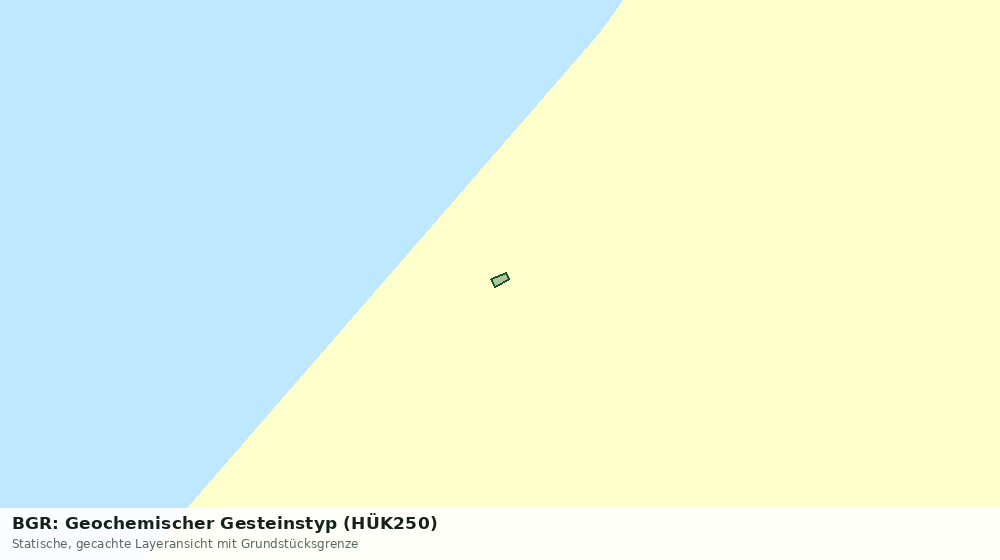 Statische Kartenansicht: BGR: Geochemischer Gesteinstyp (HÜK250)