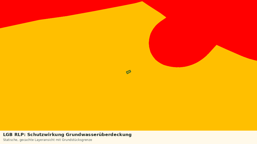 Statische Kartenansicht: LGB RLP: Schutzwirkung Grundwasserüberdeckung