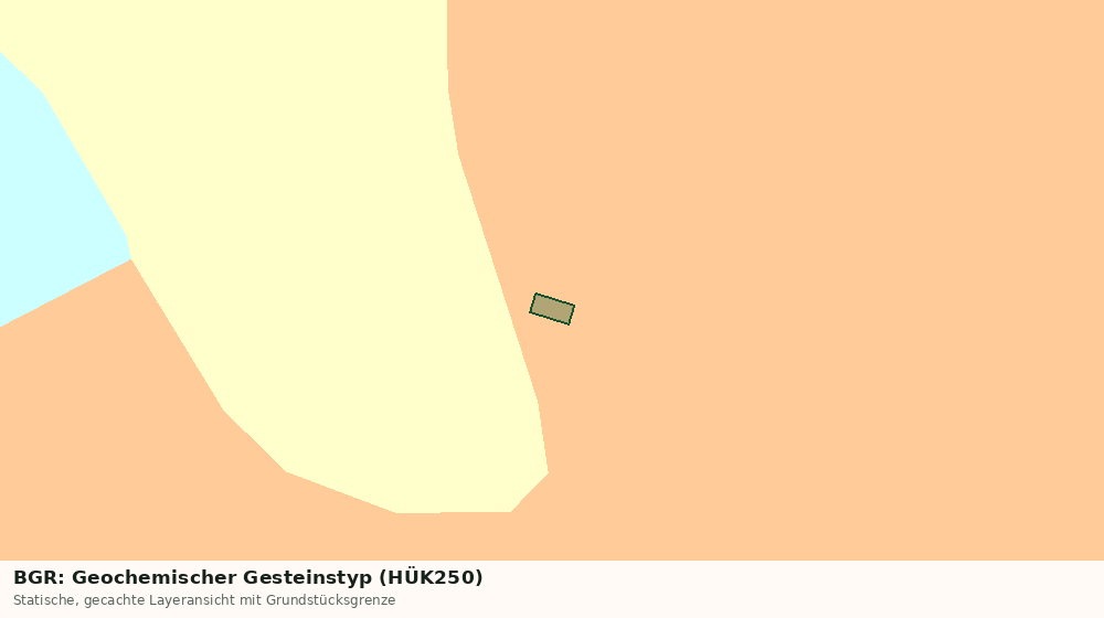 Statische Kartenansicht: BGR: Geochemischer Gesteinstyp (HÜK250)
