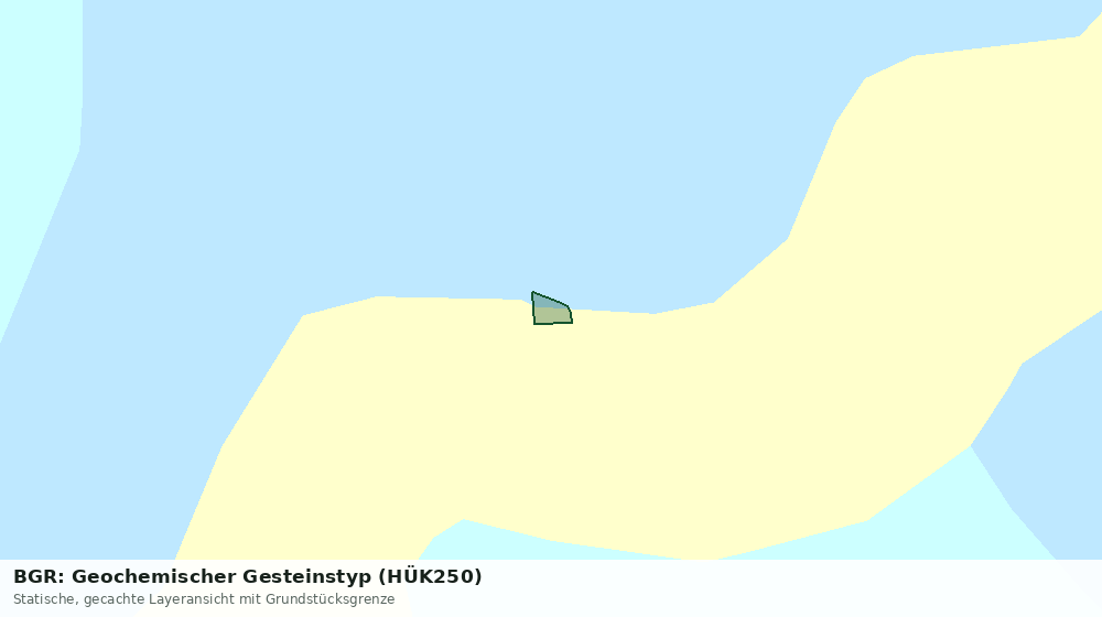 Statische Kartenansicht: BGR: Geochemischer Gesteinstyp (HÜK250)