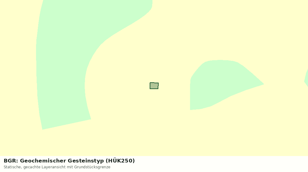 Statische Kartenansicht: BGR: Geochemischer Gesteinstyp (HÜK250)