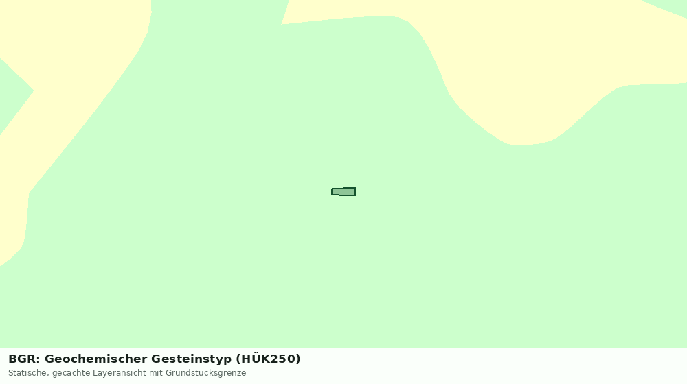 Statische Kartenansicht: BGR: Geochemischer Gesteinstyp (HÜK250)