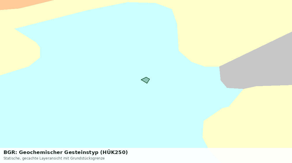 Statische Kartenansicht: BGR: Geochemischer Gesteinstyp (HÜK250)