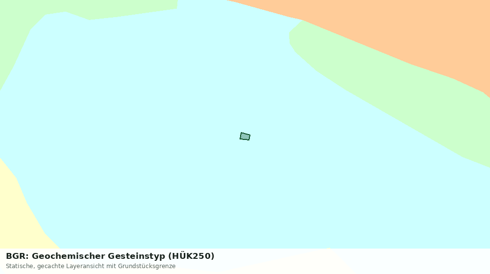 Statische Kartenansicht: BGR: Geochemischer Gesteinstyp (HÜK250)