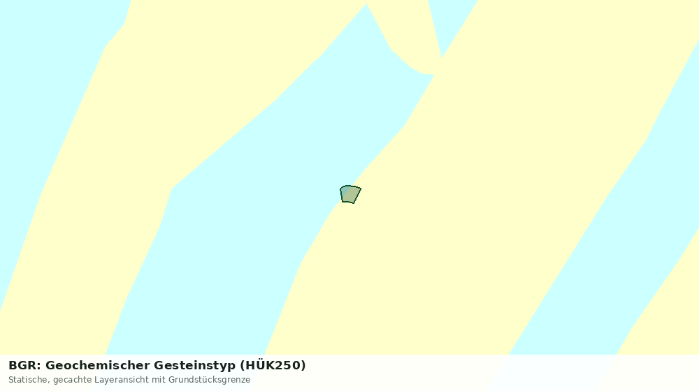Statische Kartenansicht: BGR: Geochemischer Gesteinstyp (HÜK250)