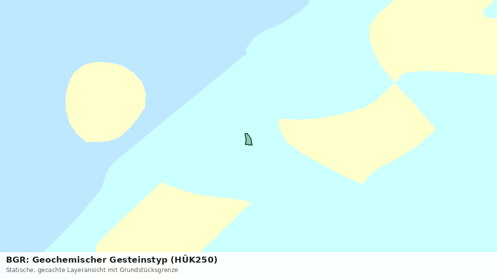 Statische Kartenansicht: BGR: Geochemischer Gesteinstyp (HÜK250)