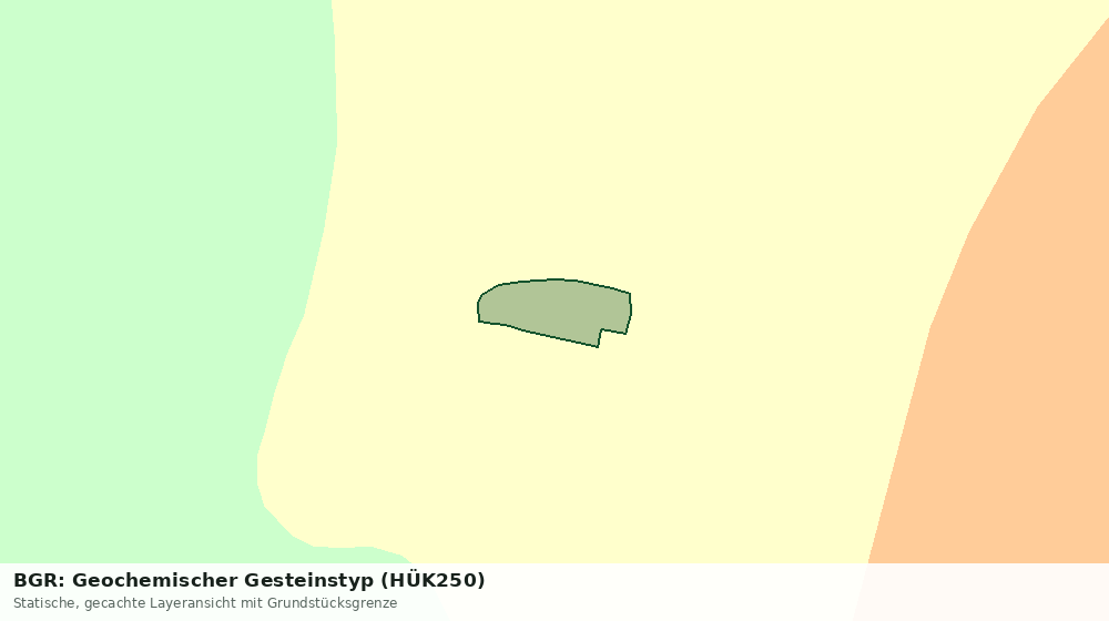 Statische Kartenansicht: BGR: Geochemischer Gesteinstyp (HÜK250)