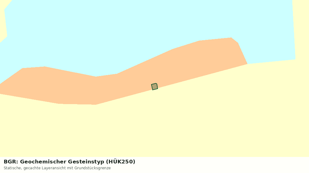 Statische Kartenansicht: BGR: Geochemischer Gesteinstyp (HÜK250)