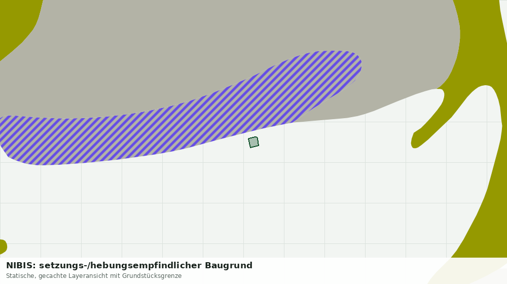 Statische Kartenansicht: NIBIS: setzungs-/hebungsempfindlicher Baugrund