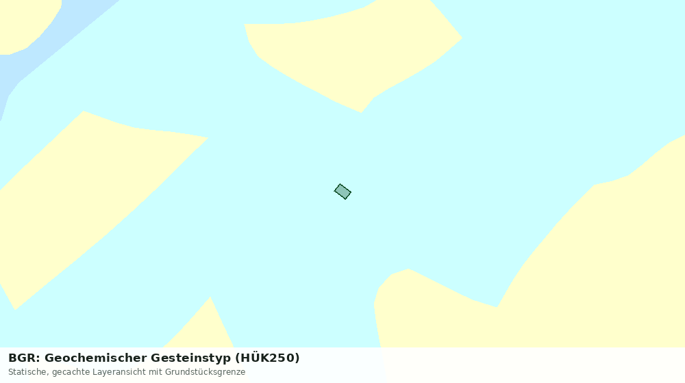Statische Kartenansicht: BGR: Geochemischer Gesteinstyp (HÜK250)