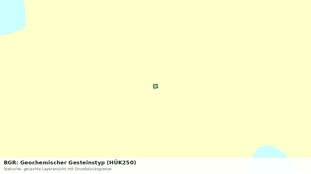Statische Kartenansicht: BGR: Geochemischer Gesteinstyp (HÜK250)