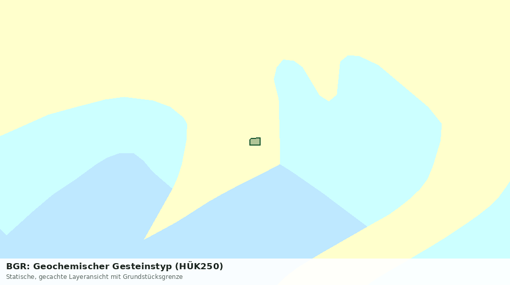 Statische Kartenansicht: BGR: Geochemischer Gesteinstyp (HÜK250)