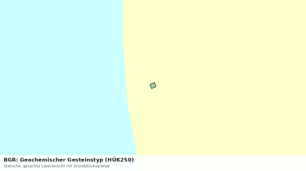 Statische Kartenansicht: BGR: Geochemischer Gesteinstyp (HÜK250)