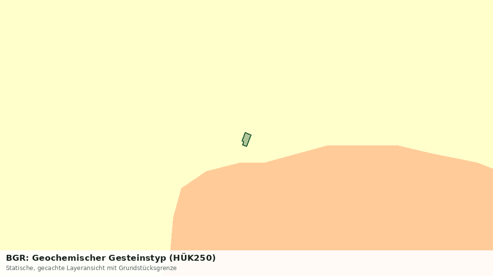 Statische Kartenansicht: BGR: Geochemischer Gesteinstyp (HÜK250)