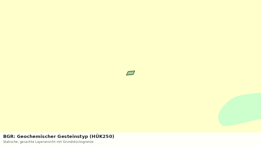 Statische Kartenansicht: BGR: Geochemischer Gesteinstyp (HÜK250)