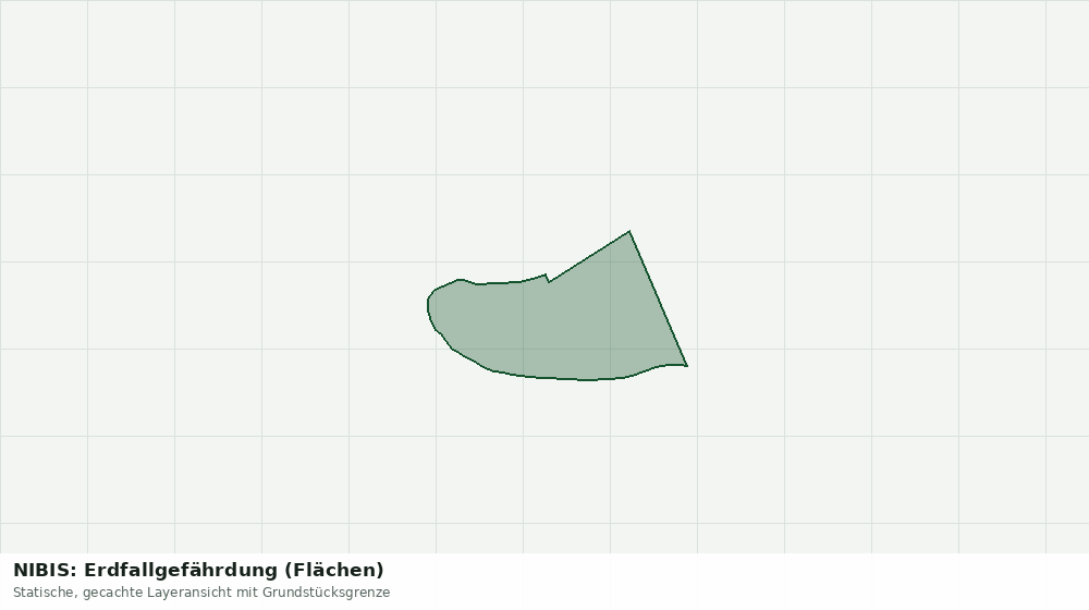 Statische Kartenansicht: NIBIS: Erdfallgefährdung (Flächen)