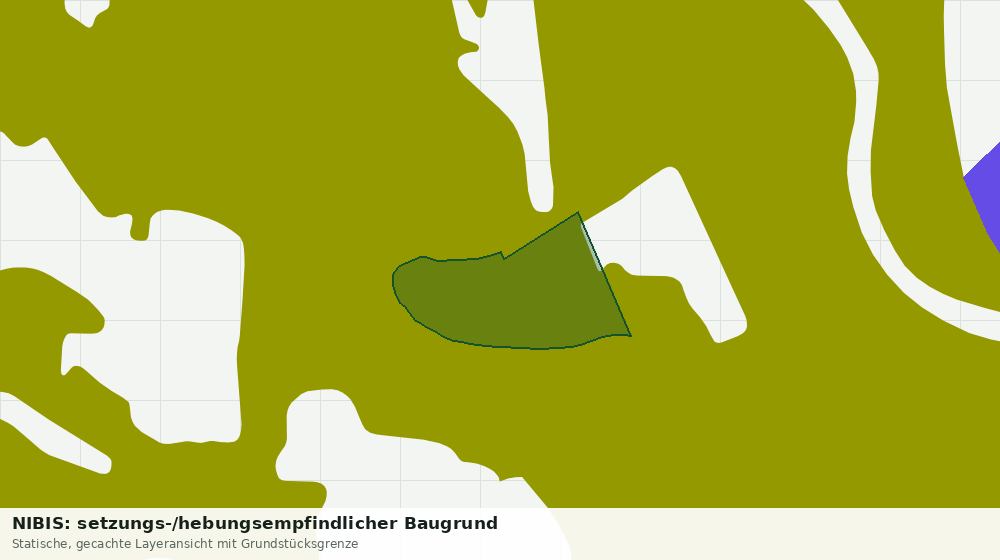 Statische Kartenansicht: NIBIS: setzungs-/hebungsempfindlicher Baugrund