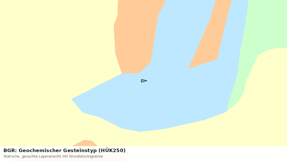 Statische Kartenansicht: BGR: Geochemischer Gesteinstyp (HÜK250)