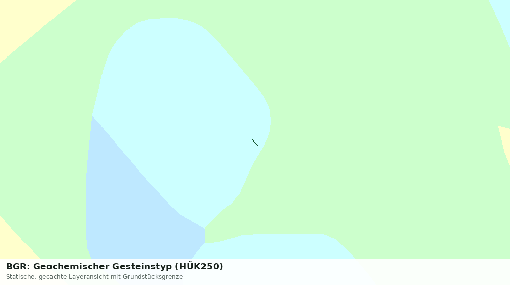 Statische Kartenansicht: BGR: Geochemischer Gesteinstyp (HÜK250)