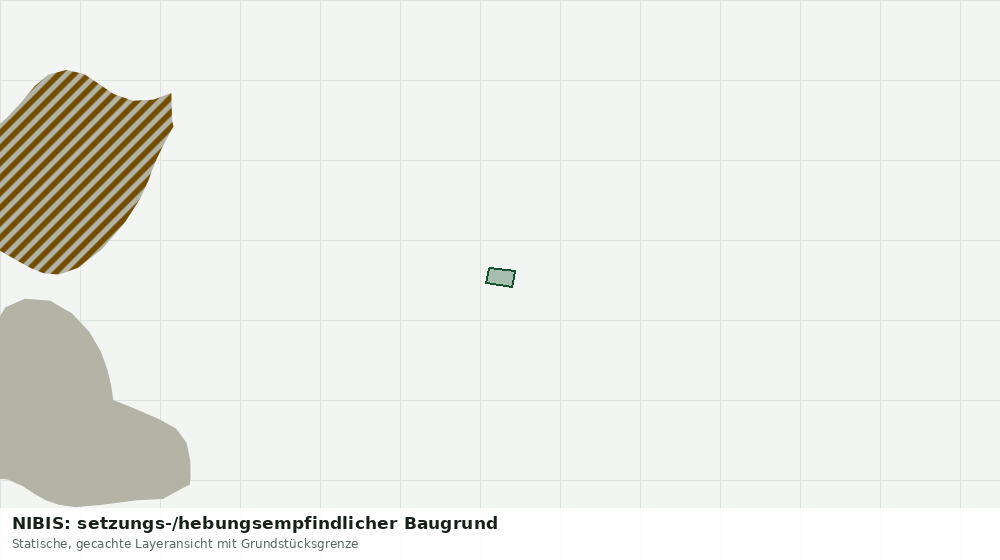 Statische Kartenansicht: NIBIS: setzungs-/hebungsempfindlicher Baugrund