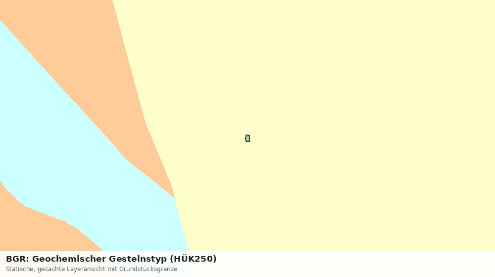 Statische Kartenansicht: BGR: Geochemischer Gesteinstyp (HÜK250)
