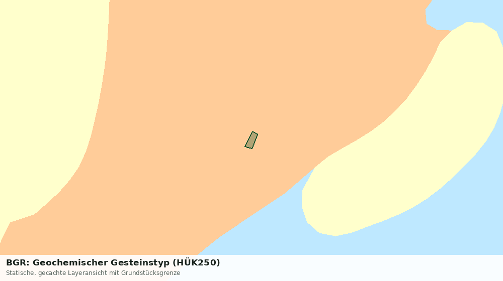 Statische Kartenansicht: BGR: Geochemischer Gesteinstyp (HÜK250)