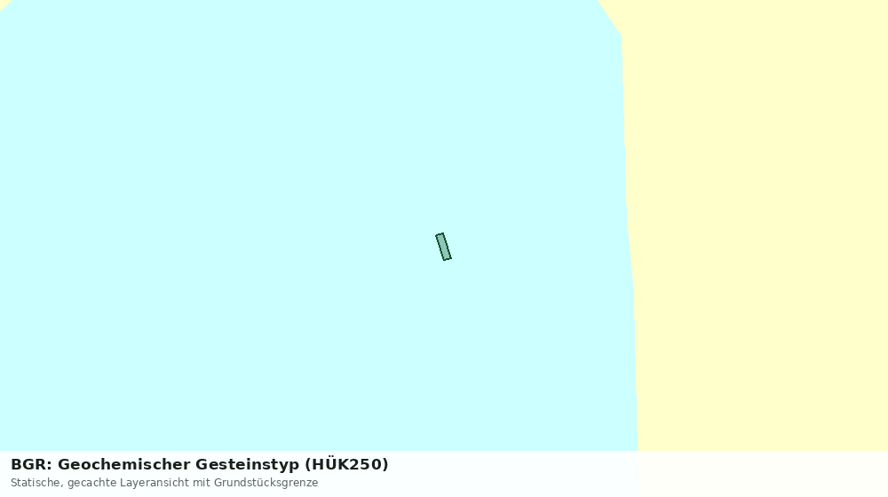 Statische Kartenansicht: BGR: Geochemischer Gesteinstyp (HÜK250)