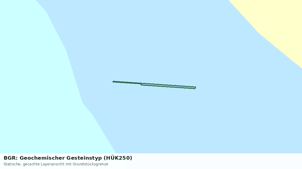 Statische Kartenansicht: BGR: Geochemischer Gesteinstyp (HÜK250)
