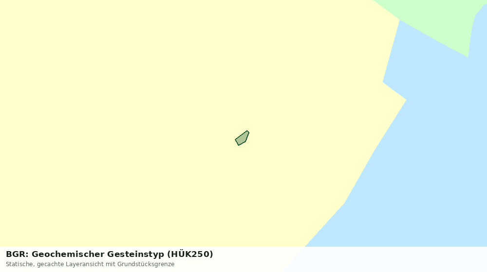 Statische Kartenansicht: BGR: Geochemischer Gesteinstyp (HÜK250)