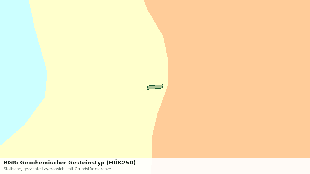 Statische Kartenansicht: BGR: Geochemischer Gesteinstyp (HÜK250)