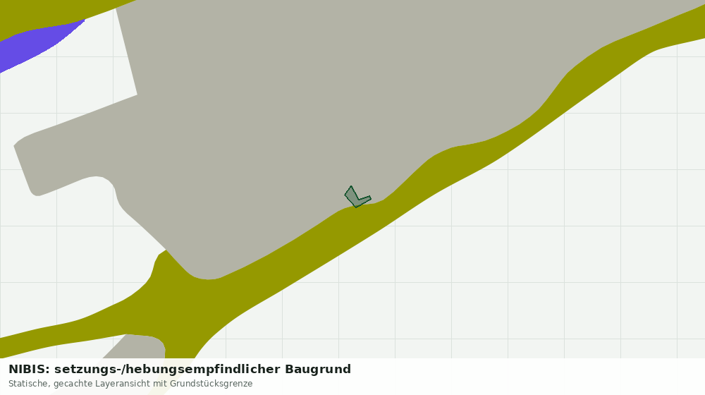 Statische Kartenansicht: NIBIS: setzungs-/hebungsempfindlicher Baugrund