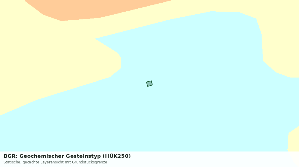 Statische Kartenansicht: BGR: Geochemischer Gesteinstyp (HÜK250)