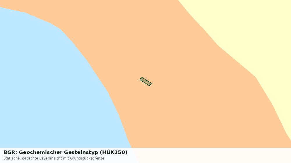 Statische Kartenansicht: BGR: Geochemischer Gesteinstyp (HÜK250)
