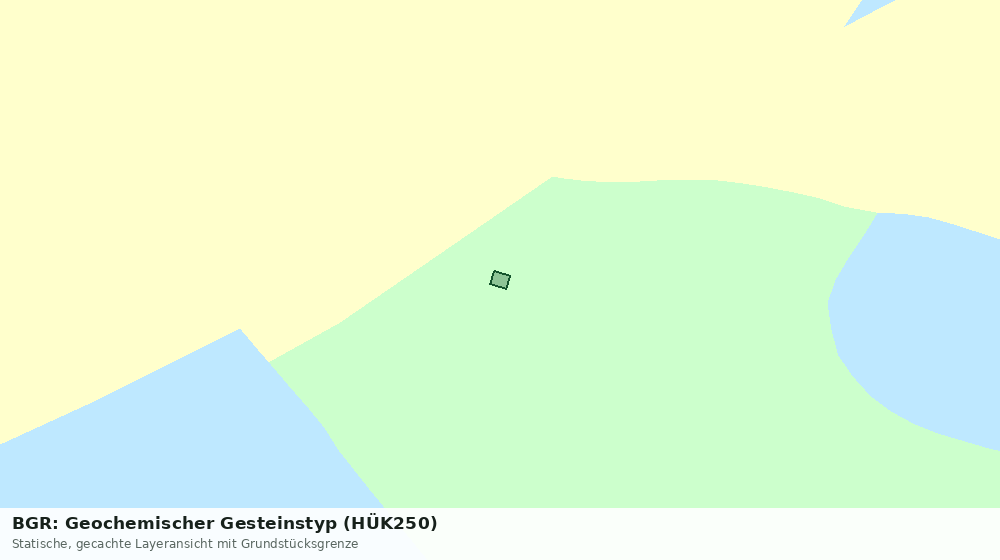 Statische Kartenansicht: BGR: Geochemischer Gesteinstyp (HÜK250)