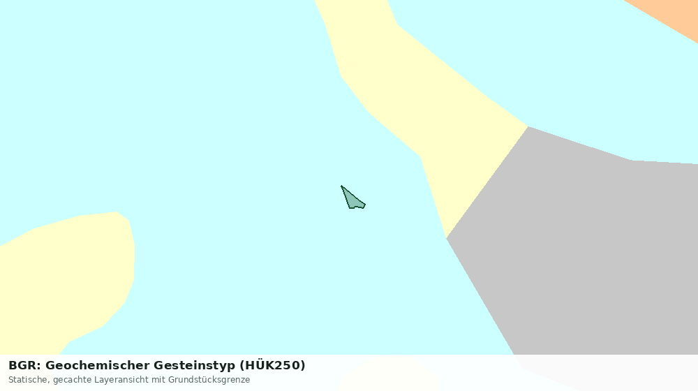 Statische Kartenansicht: BGR: Geochemischer Gesteinstyp (HÜK250)
