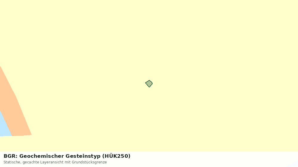 Statische Kartenansicht: BGR: Geochemischer Gesteinstyp (HÜK250)