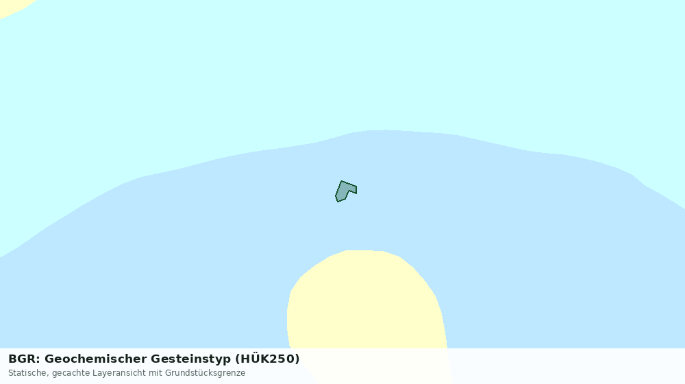 Statische Kartenansicht: BGR: Geochemischer Gesteinstyp (HÜK250)