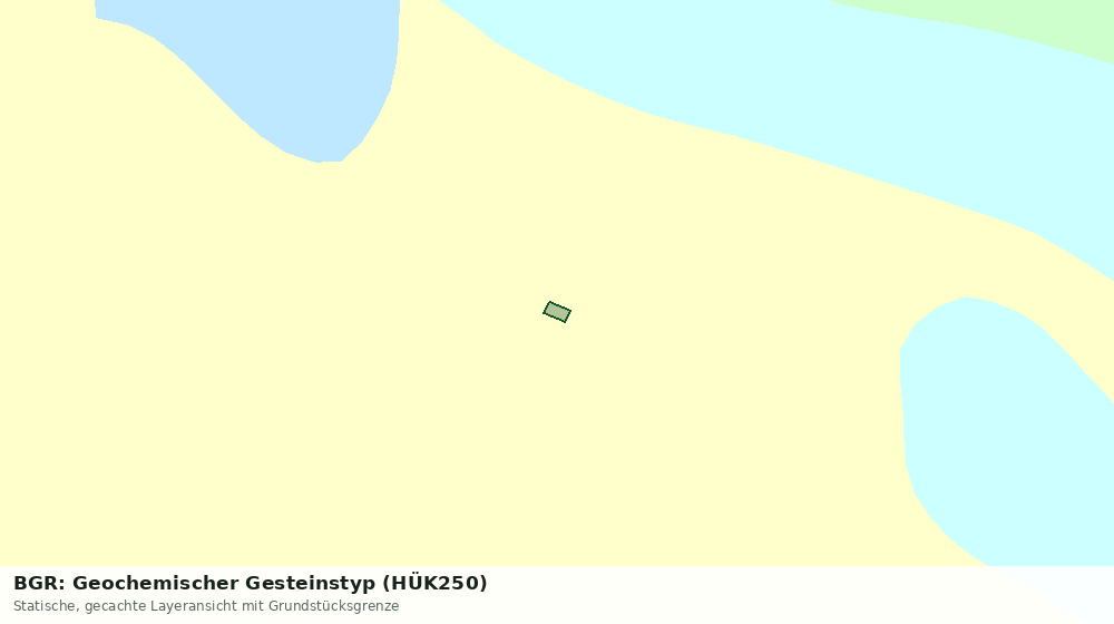 Statische Kartenansicht: BGR: Geochemischer Gesteinstyp (HÜK250)