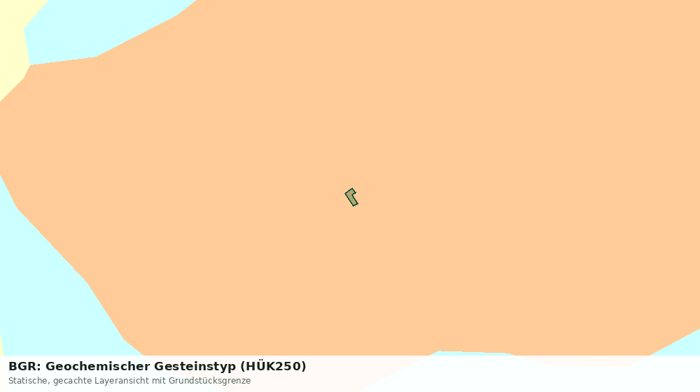 Statische Kartenansicht: BGR: Geochemischer Gesteinstyp (HÜK250)