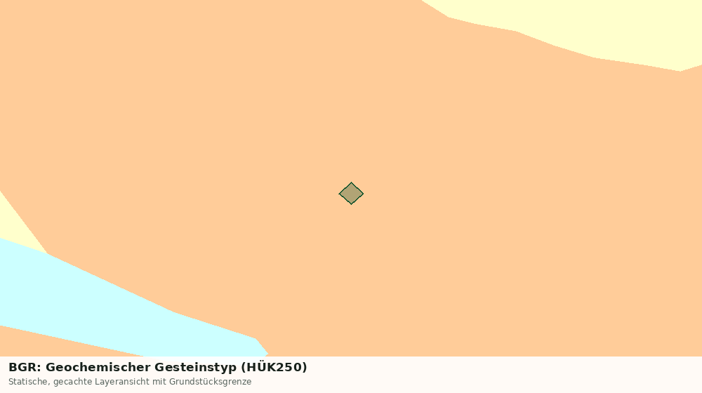 Statische Kartenansicht: BGR: Geochemischer Gesteinstyp (HÜK250)