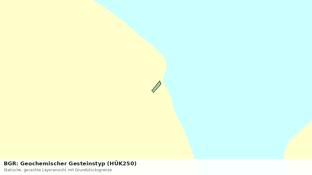 Statische Kartenansicht: BGR: Geochemischer Gesteinstyp (HÜK250)