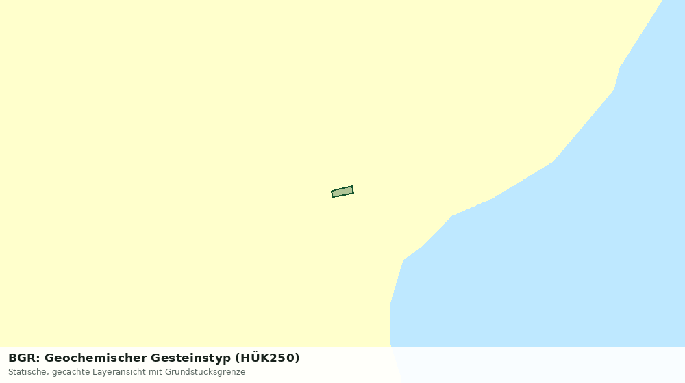 Statische Kartenansicht: BGR: Geochemischer Gesteinstyp (HÜK250)