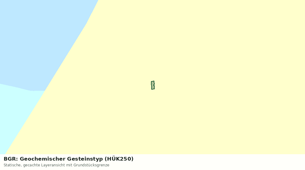 Statische Kartenansicht: BGR: Geochemischer Gesteinstyp (HÜK250)