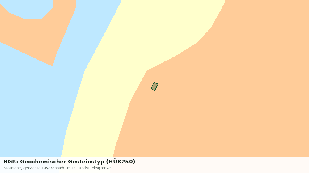 Statische Kartenansicht: BGR: Geochemischer Gesteinstyp (HÜK250)