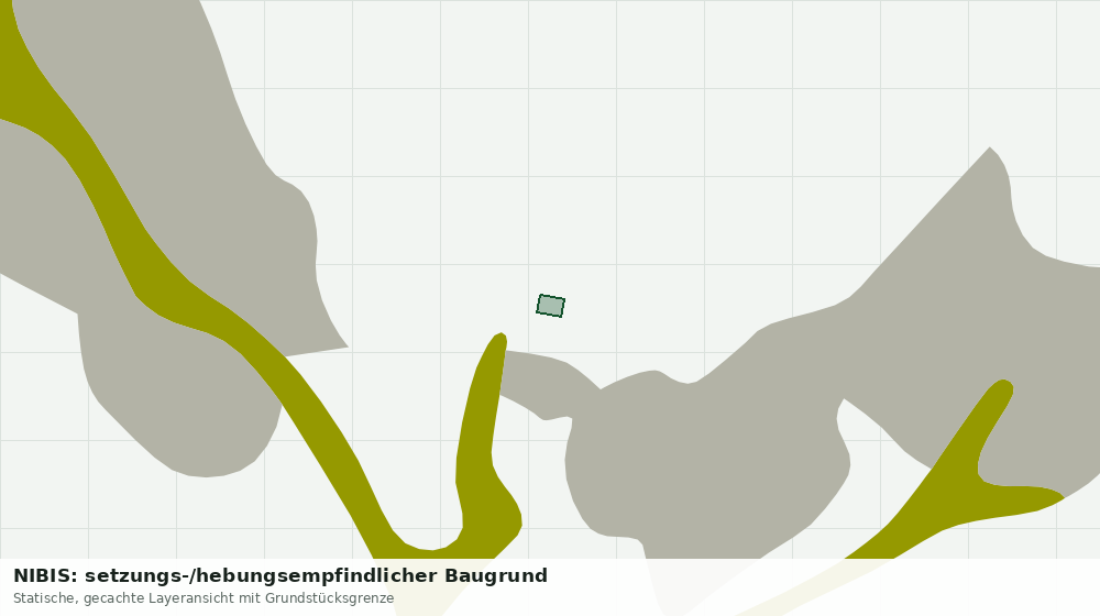 Statische Kartenansicht: NIBIS: setzungs-/hebungsempfindlicher Baugrund
