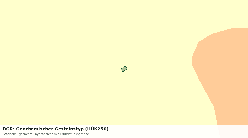 Statische Kartenansicht: BGR: Geochemischer Gesteinstyp (HÜK250)