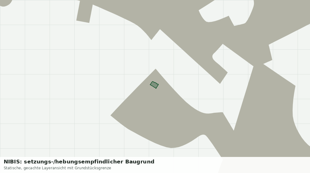 Statische Kartenansicht: NIBIS: setzungs-/hebungsempfindlicher Baugrund