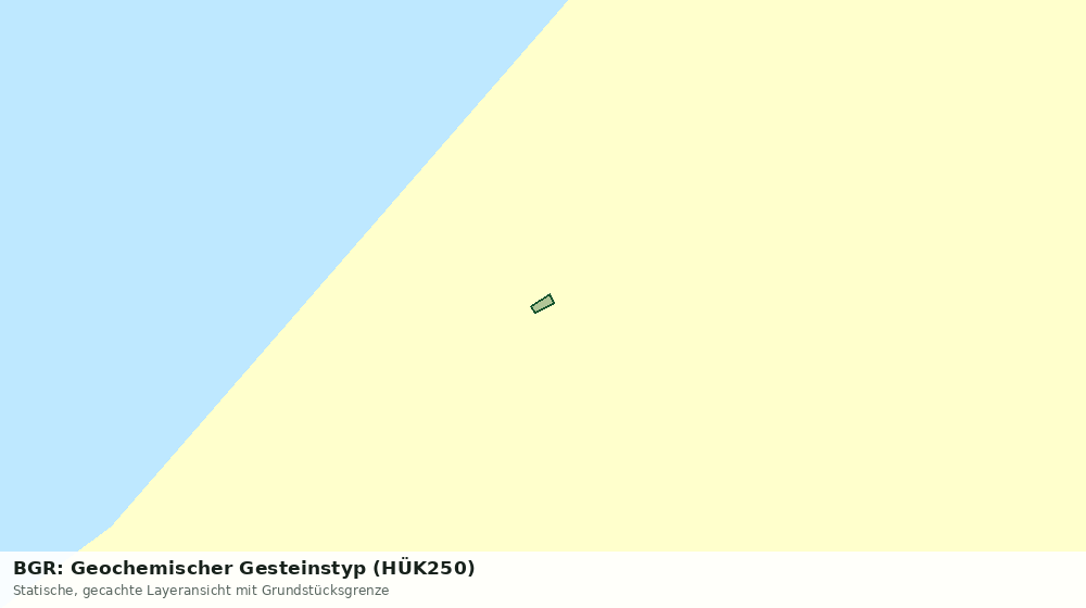 Statische Kartenansicht: BGR: Geochemischer Gesteinstyp (HÜK250)