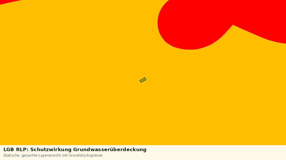 Statische Kartenansicht: LGB RLP: Schutzwirkung Grundwasserüberdeckung